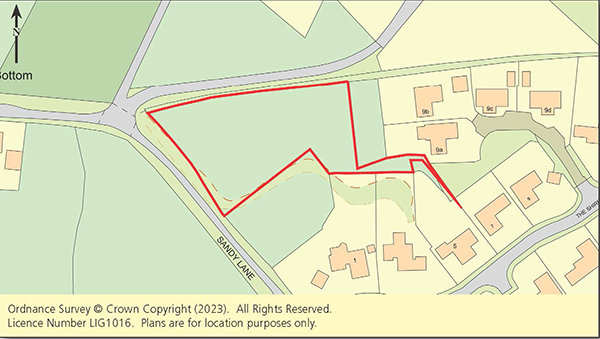 Lot: 124 - APPROXIMATELY THREE-QUARTERS OF AN ACRE OF WOODLAND -